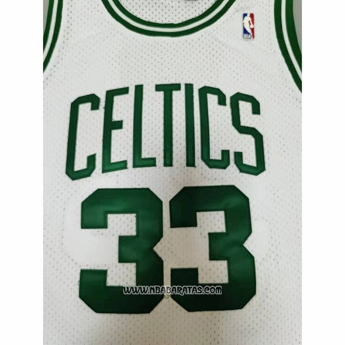 Camiseta Boston Celtics Larry Bird #33 Mitchell & Ness 1985-86 Blanco
